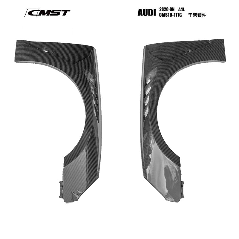 Dry Carbon Fiber Side Fender Vents — Audi A4 S Line / S4 (B10) (2007–2024)
