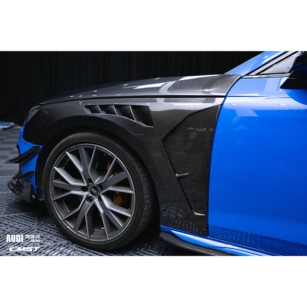 Dry Carbon Fiber Side Fender Vents — Audi A4 S Line / S4 (B10) (2007–2024)