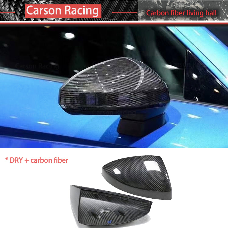 Carbon Fiber Mirror Caps — Audi TT / TTS / TT RS (MK3) / R8 (2015–2024)