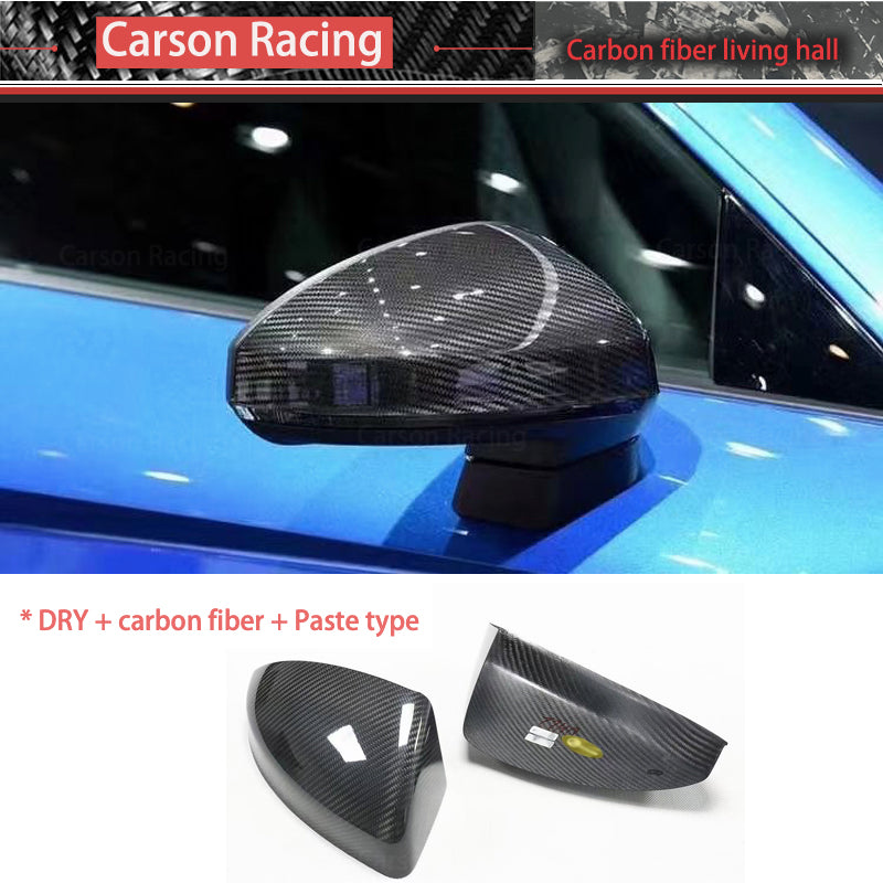Carbon Fiber Mirror Caps — Audi TT / TTS / TT RS (MK3) / R8 (2015–2024)