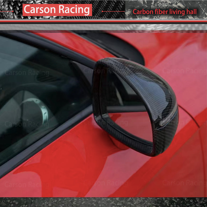 Carbon Fiber Rearview Mirror Covers — Audi TT / TTS / TTRS (8J) & R8 (42) (2008–2014)
