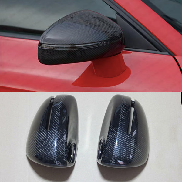 Carbon Fiber Rearview Mirror Covers — Audi TT / TTS / TTRS (MK2) / R8 (2008–2014)