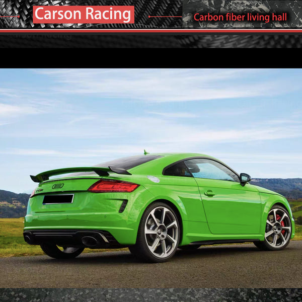 Carbon Fiber Single Deck Rear Spoiler Wing — Audi TT / TTS / TTRS (MK3) (2017–2019)