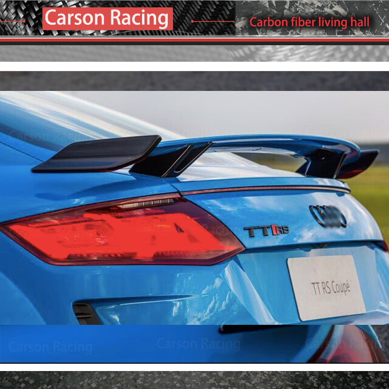 Carbon Fiber Single Deck Rear Spoiler Wing — Audi TT / TTS / TTRS (MK3) (2017–2019)
