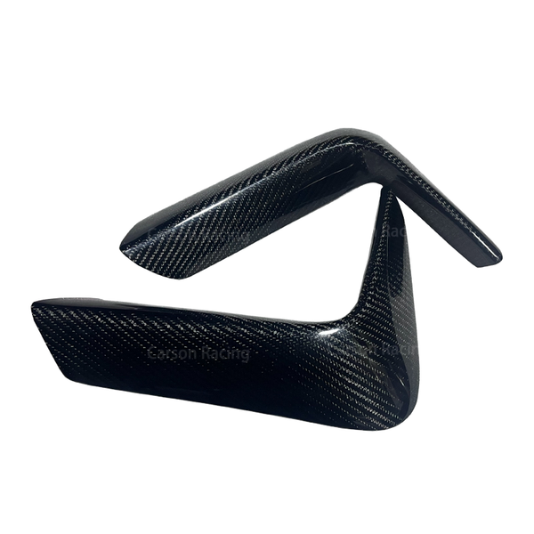 MP Style Carbon Fiber Rear Bumper Corner Canards for BMW M3 F80 / M4 F82 (2014-2020)