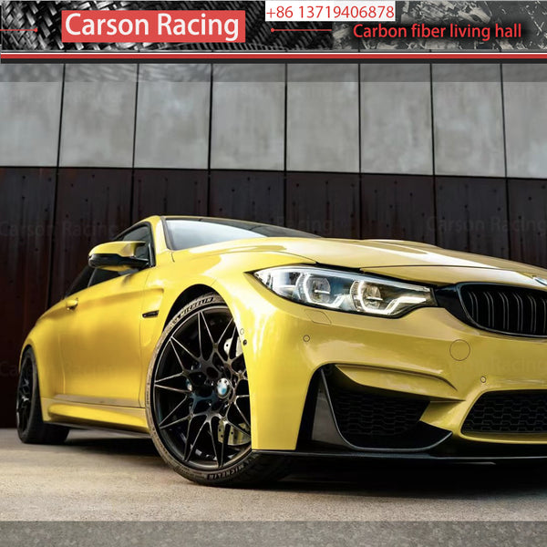 Dry Carbon Fiber MP Style Front Bumper Lip for BMW M3 F80 / M4 F82 / M4 F83 (2014-2020)