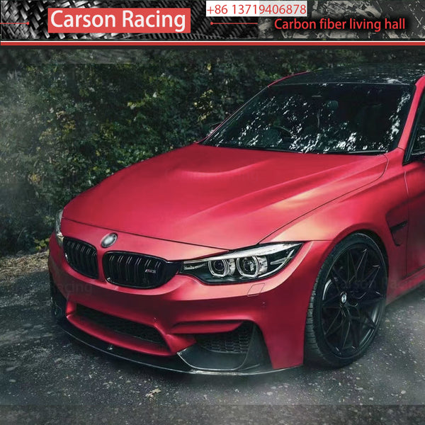 Dry Carbon Fiber MP Style Front Bumper Lip for BMW M3 F80 / M4 F82 / M4 F83 (2014-2020)