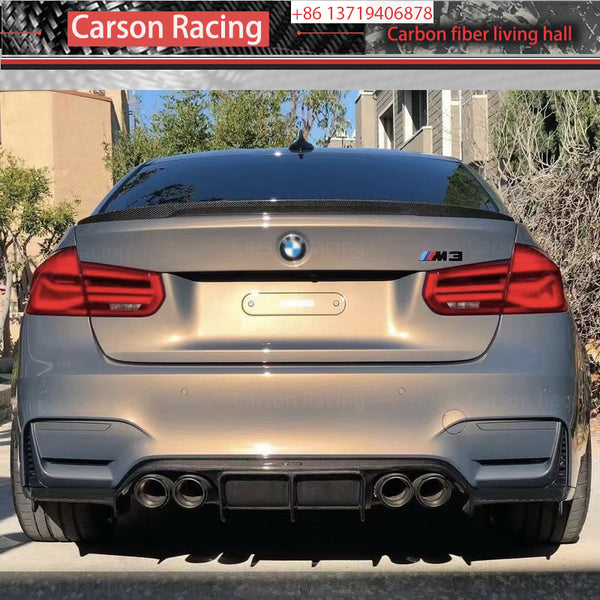 Carbon Fiber Single Deck Rear Trunk Spoiler for BMW 3 Series F30 / F35 / M3 F80 (2011-2019)