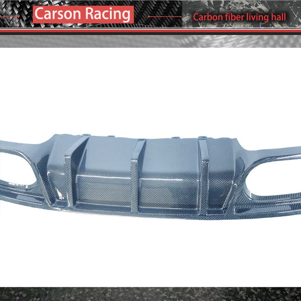 Carbon Fiber Rear Diffuser Lip — Audi TT (MK3) (2017–2019)
