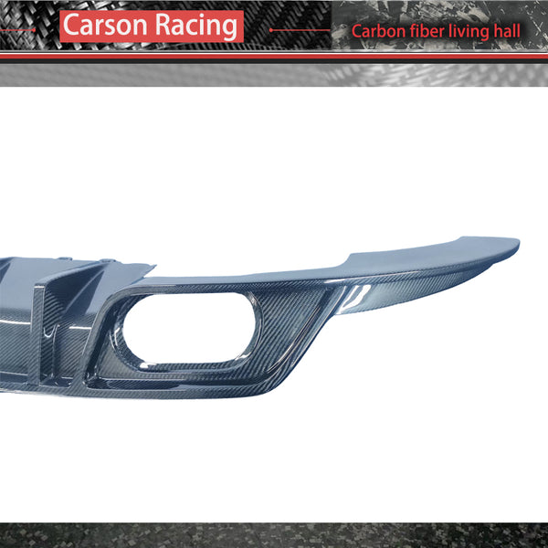 Carbon Fiber Rear Diffuser Lip — Audi TT (MK3) (2017–2019)