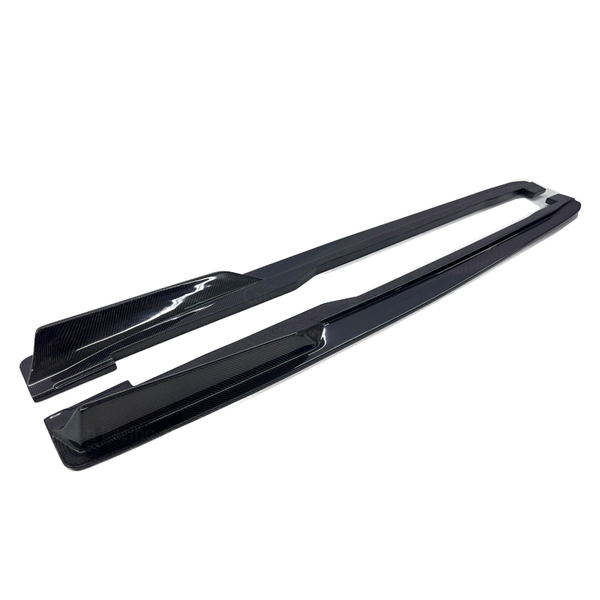Forged Carbon Fiber Side Skirt Extensions — Audi TTS / TT RS (MK3 / 8S) (2015–2019)