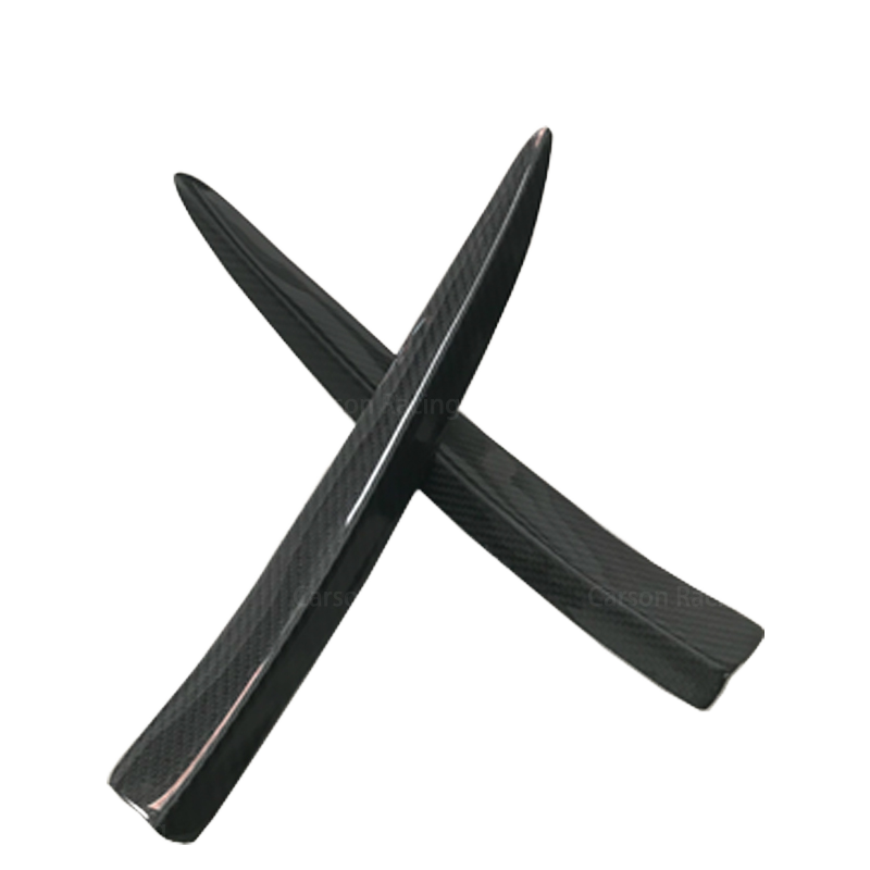 AK Style Carbon Fiber Front Bumper Wind Knife Canards for BMW M3 F80 / M4 F82 (2014-2020)