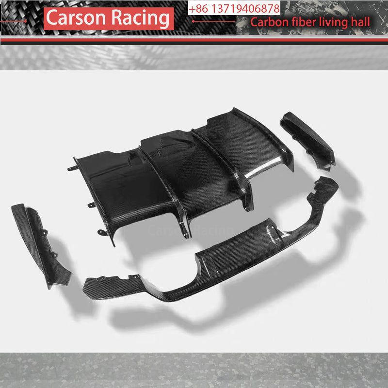 Dry Carbon Fiber PSM Style Rear Bumper Diffuser for BMW M3 F80 / M4 F82 (2014-2020)