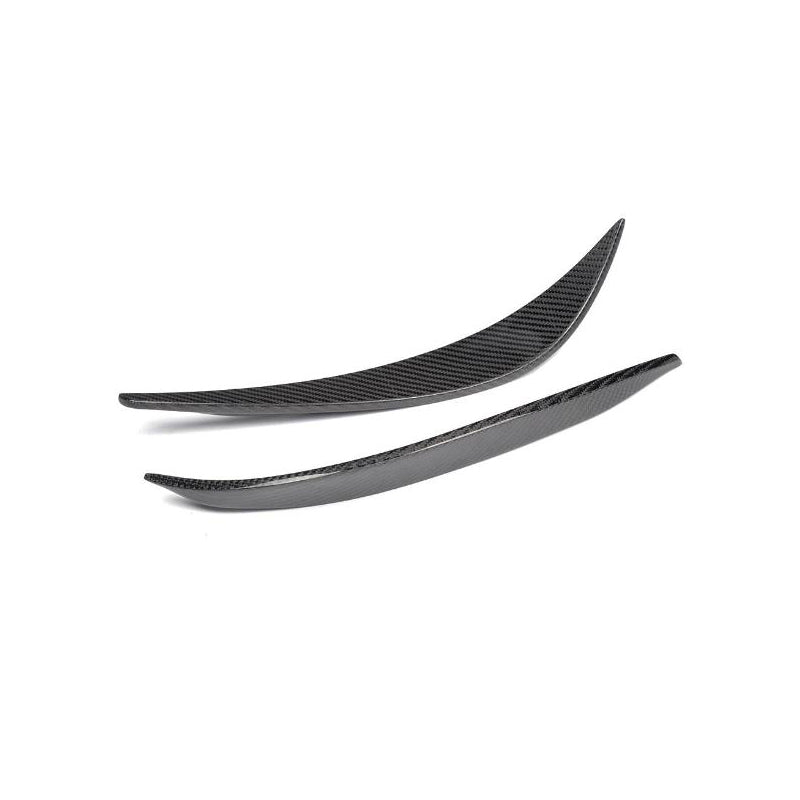 Carbon Fiber Front Bumper Wind Knife Covers — Audi R8 (2008–2015)