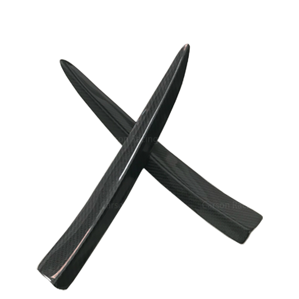 AK Style Carbon Fiber Front Bumper Wind Knife Canards for BMW M3 F80 / M4 F82 (2014-2020)
