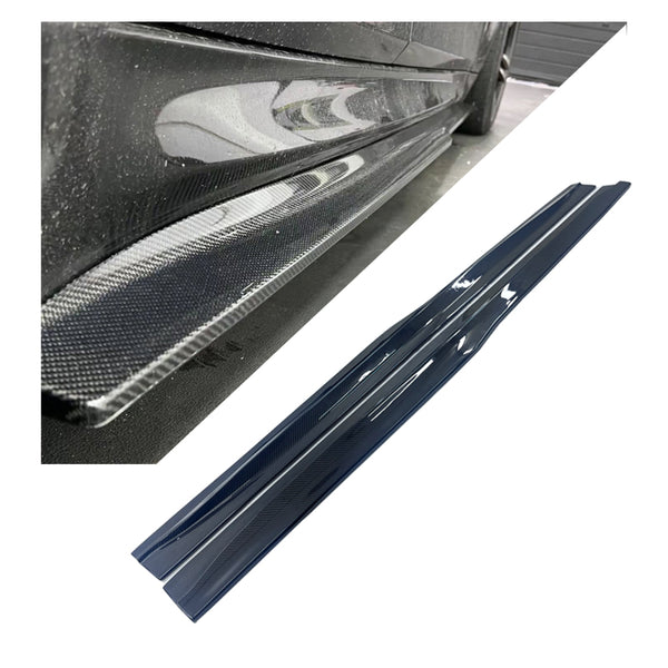 PSM Style Carbon Fiber Side Skirt Extensions for BMW M3 F80 / M4 F82 (2014-2020)