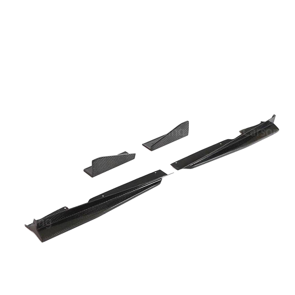 Carbon Fiber S Style Side Skirt Extensions — Audi TT / TTS / TT RS (MK3) (2015–2019)