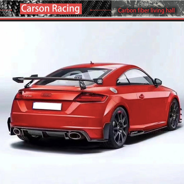 Carbon Fiber Rear Diffuser Lip Spoiler — Audi TT (MK3) / TTS / TT RS (8S) (2015–2019)