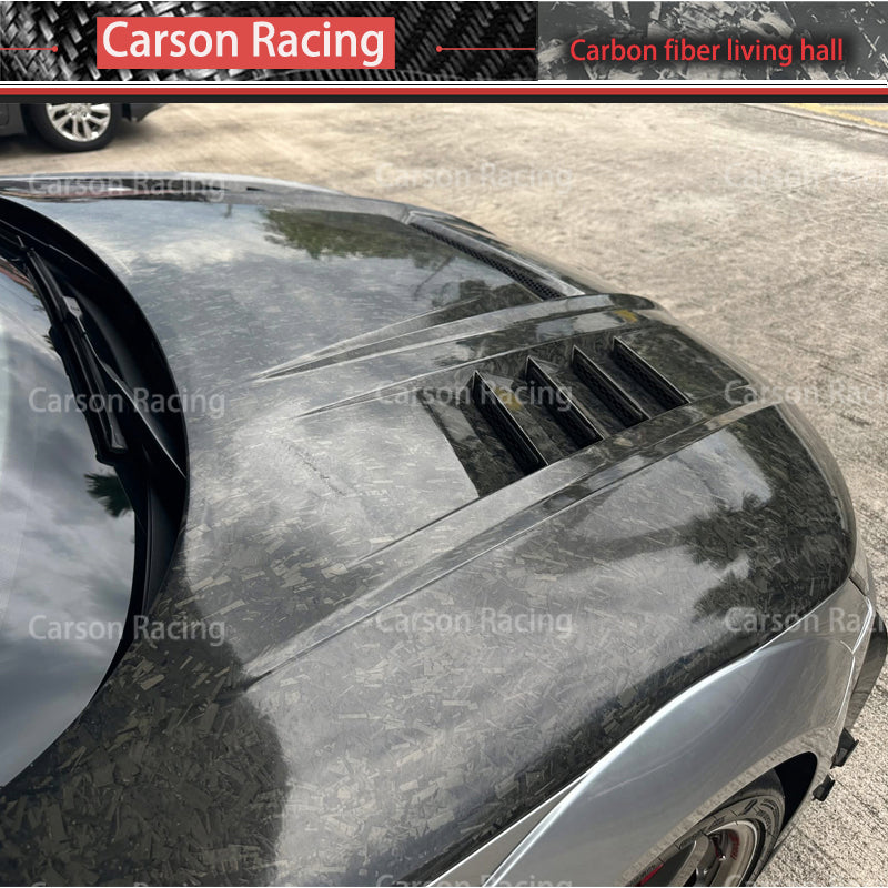 Carbon Fiber FD Style Rear Bumper Lip Spoiler — Audi A6 C8 RS6 / RS7 Style (2020–2021)