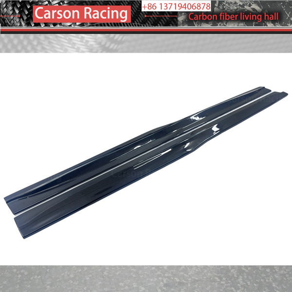 PSM Style Carbon Fiber Side Skirt Extensions for BMW M3 F80 / M4 F82 (2014-2020)