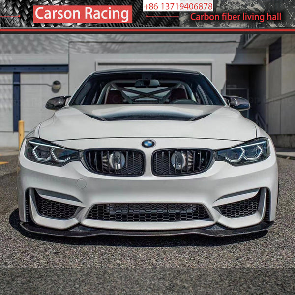 PSM Style Carbon Fiber Front Lip & Bumper Kit for BMW M3 F80 / M4 F82 / M4 F83 (2014-2020)
