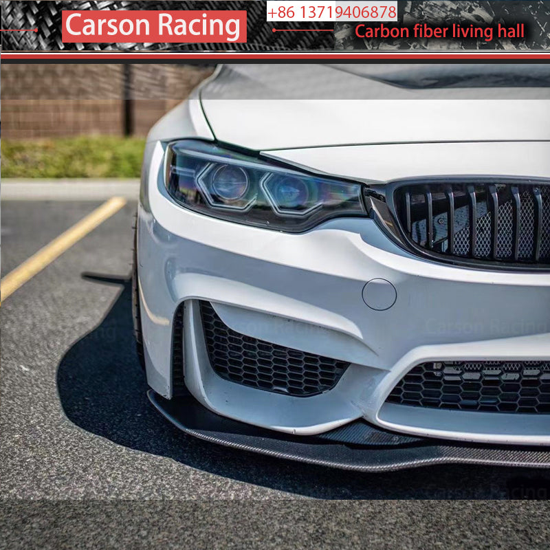 PSM Style Carbon Fiber Front Lip & Bumper Kit for BMW M3 F80 / M4 F82 / M4 F83 (2014-2020)