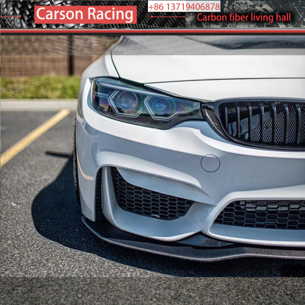 PSM Style Carbon Fiber Front Lip & Bumper Kit for BMW M3 F80 / M4 F82 / M4 F83 (2014-2020)