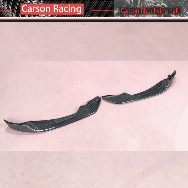 AC Style Carbon Fiber Front Bumper Lip & Corner Canards for BMW M3 F80 / M4 F82 / M4 F83 (2014-2020)