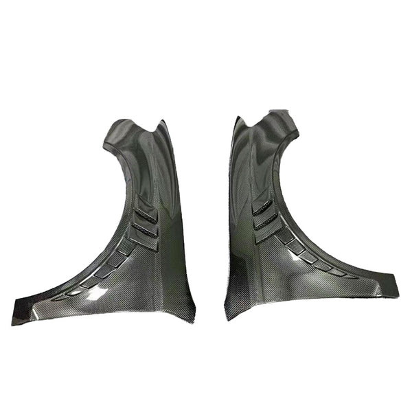 Carbon Fiber Front Bumper Fender Fin Air Intake Covers — Audi S3 / RS3 (8V) (2017–2019)