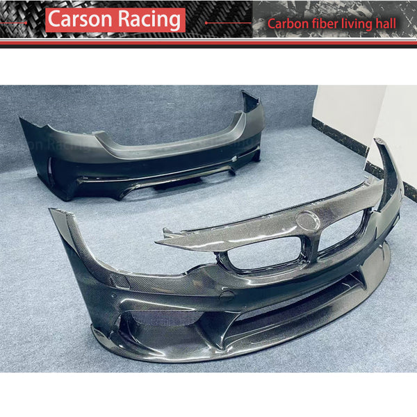 Carbon Fiber Front & Rear Bumper Body Kit for BMW M3 F80 / M4 F82 / M4 F83 (2014-2020)