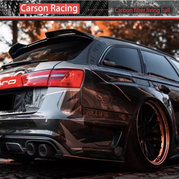 Carbon Fiber Rear Roof Spoiler Wing — Audi A6 Avant / A6 Allroad (C7) (2012–2016)