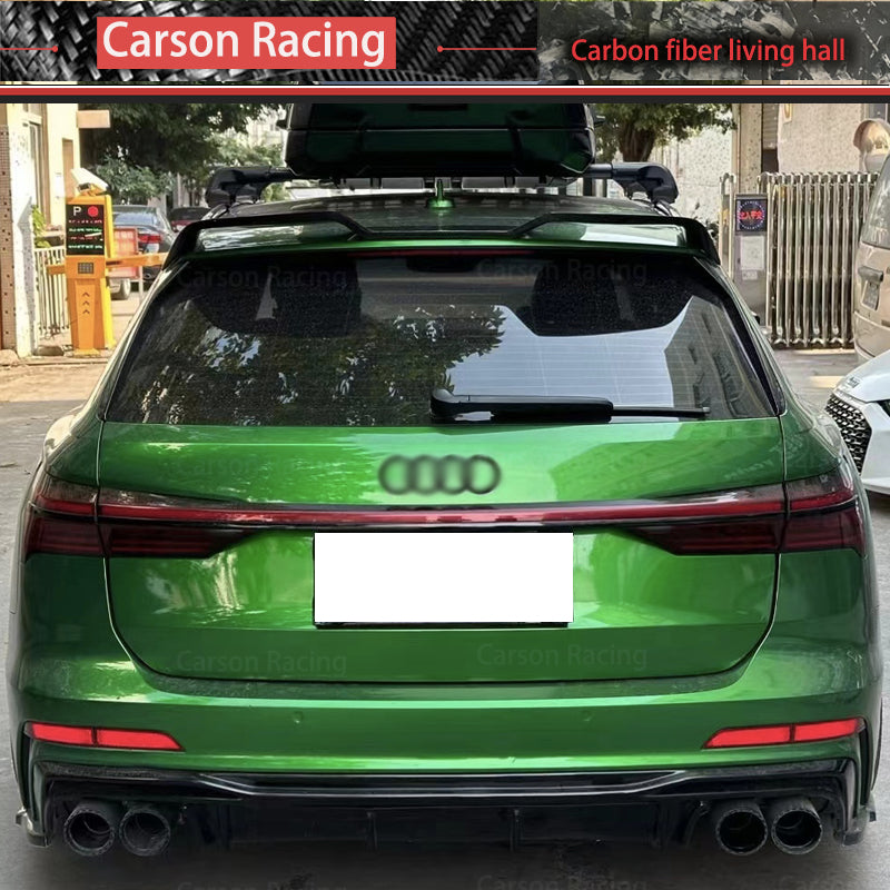 Carbon Fiber Rear Roof Spoiler — Audi A6 Avant / A6 Allroad (C8) (2019–2025)