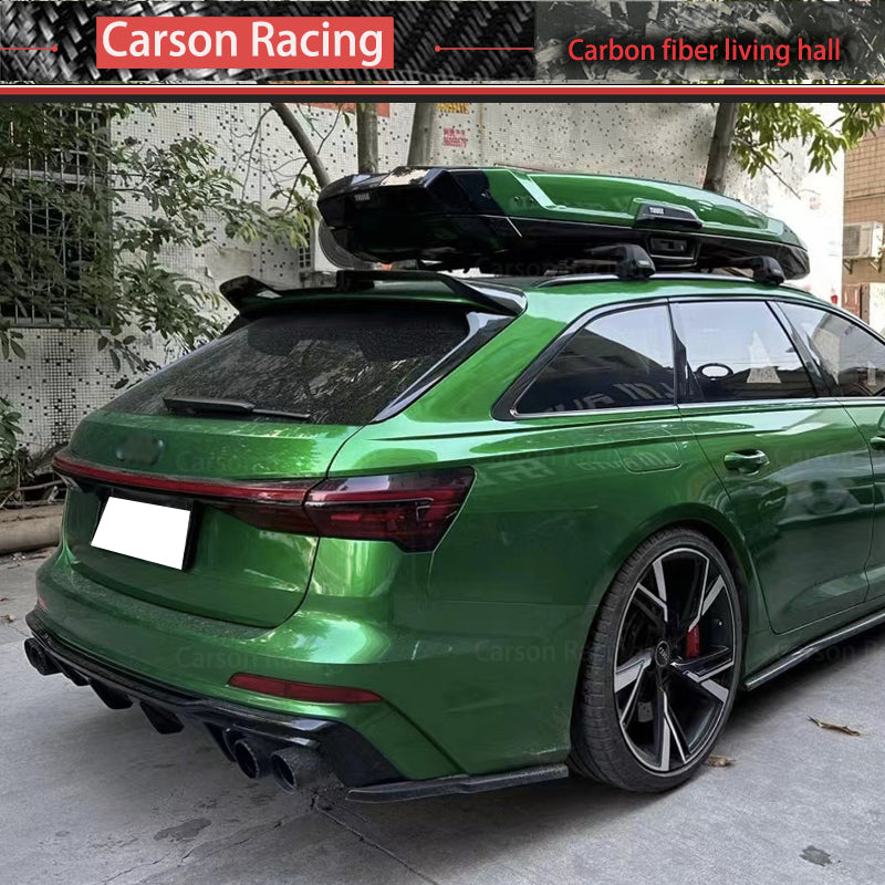 Carbon Fiber Rear Roof Spoiler — Audi A6 Avant / A6 Allroad (C8) (2019–2025)