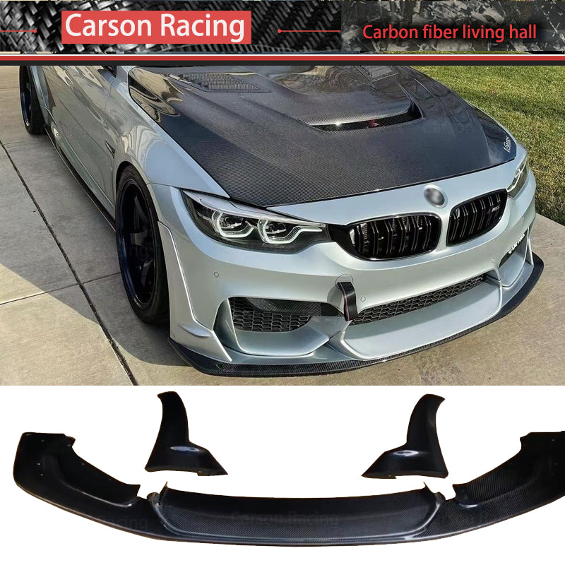 Demon King Style Carbon Fiber Front Lip for BMW M3 F80 / M4 F82 / M4 F83 (2014-2020)