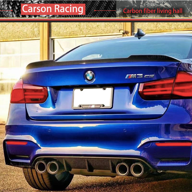 MP Style Carbon Fiber Rear Bumper Diffuser for BMW M3 F80 / M4 F82 / M4 F83 (2014-2020)