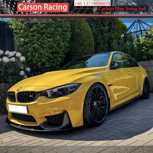 Dry Carbon Fiber MP Style Front Bumper Lip for BMW M3 F80 / M4 F82 / M4 F83 (2014-2020)
