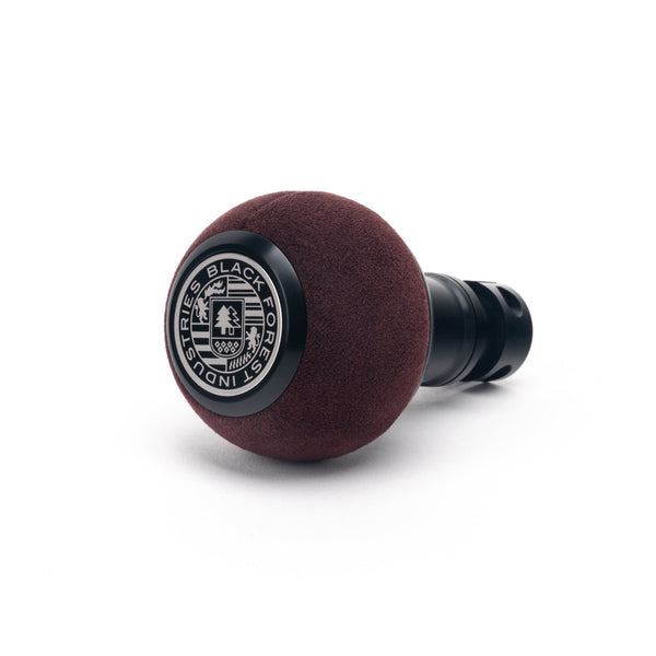 BFI GS2 Heavy Weight Shift Knob for Porsche 911 964 / 997 (1989–2012) - Aubergine Alcantara / Black Anodized / 964-993