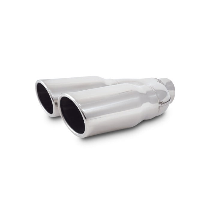 Dual Outlet Weld-On Exhaust Tips