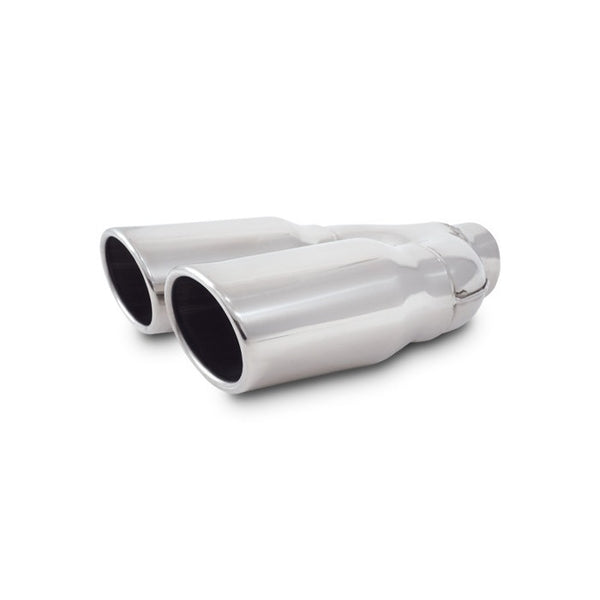 Vibrant Performance Dual Outlet Weld-On Exhaust Tip