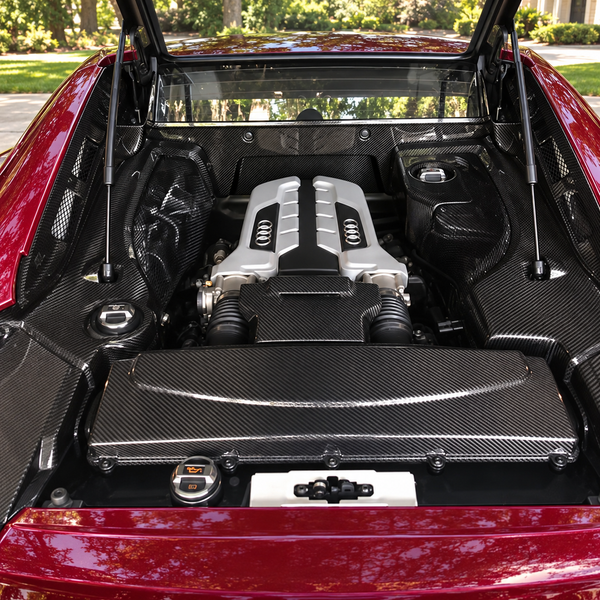 Carbon Fiber Airbox Cover - Audi R8 Gen 1 (2007-2015) — edited rendering 2