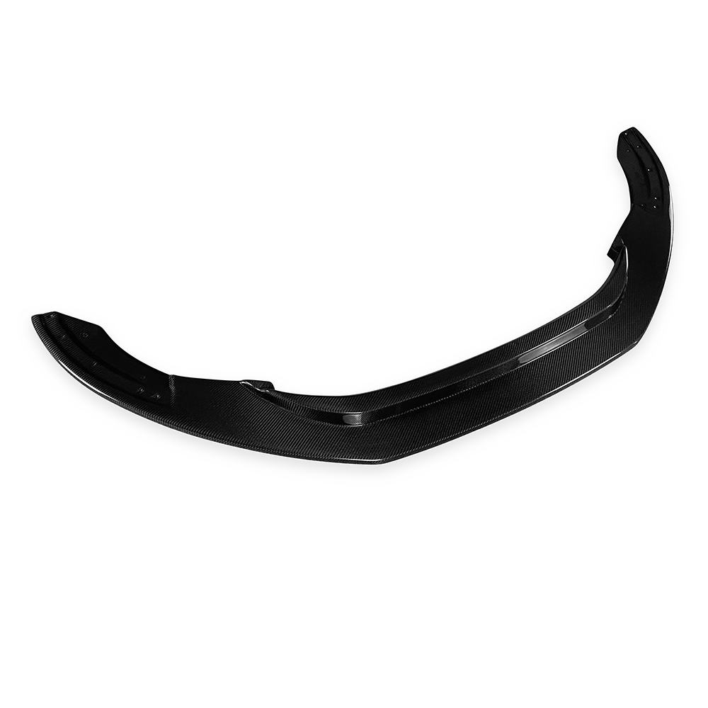 Carbon Fiber Front Lip V4 - Audi R8 Gen 1 (2007-2015) — original carbon weave, background-only cleanup 1