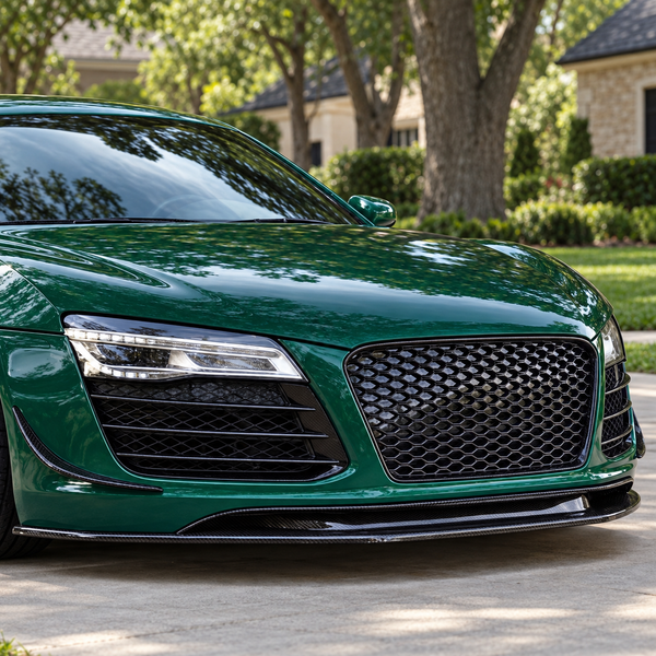 Carbon Fiber Front Lip V4 - Audi R8 Gen 1 (2007-2015) — edited rendering 3