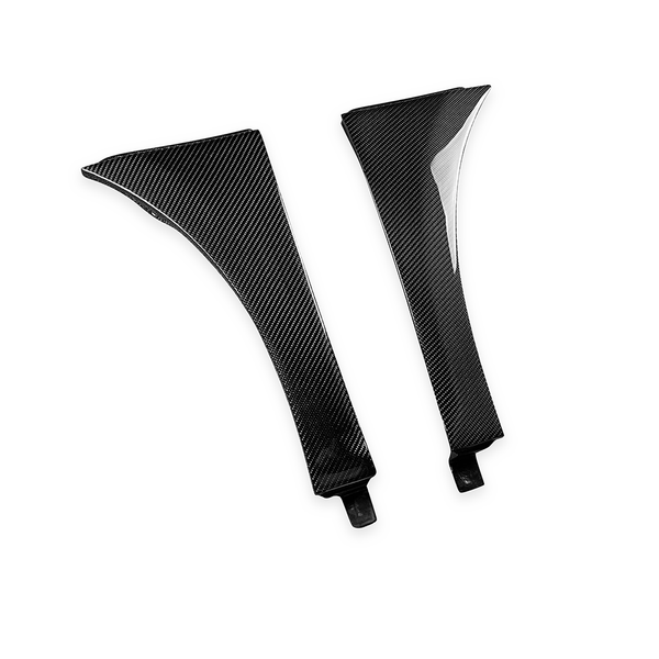 Carbon Fiber Front Fender Side Panels - Audi R8 Gen 1 (2007-2015) — original carbon weave, background-only cleanup 1