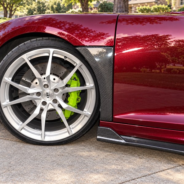 Carbon Fiber Front Fender Side Panels - Audi R8 Gen 1 (2007-2015) — edited rendering 4