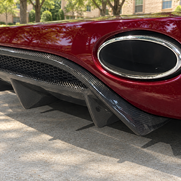 Carbon Fiber Rear Diffuser V1 - Audi R8 Gen 1 V10 (2009-2015) — edited rendering 4