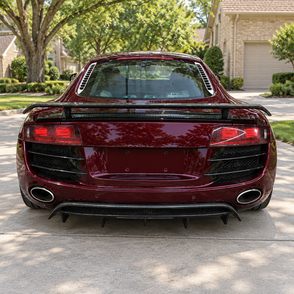 Carbon Fiber Rear Diffuser V1 - Audi R8 Gen 1 V10 (2009-2015) — edited rendering 6