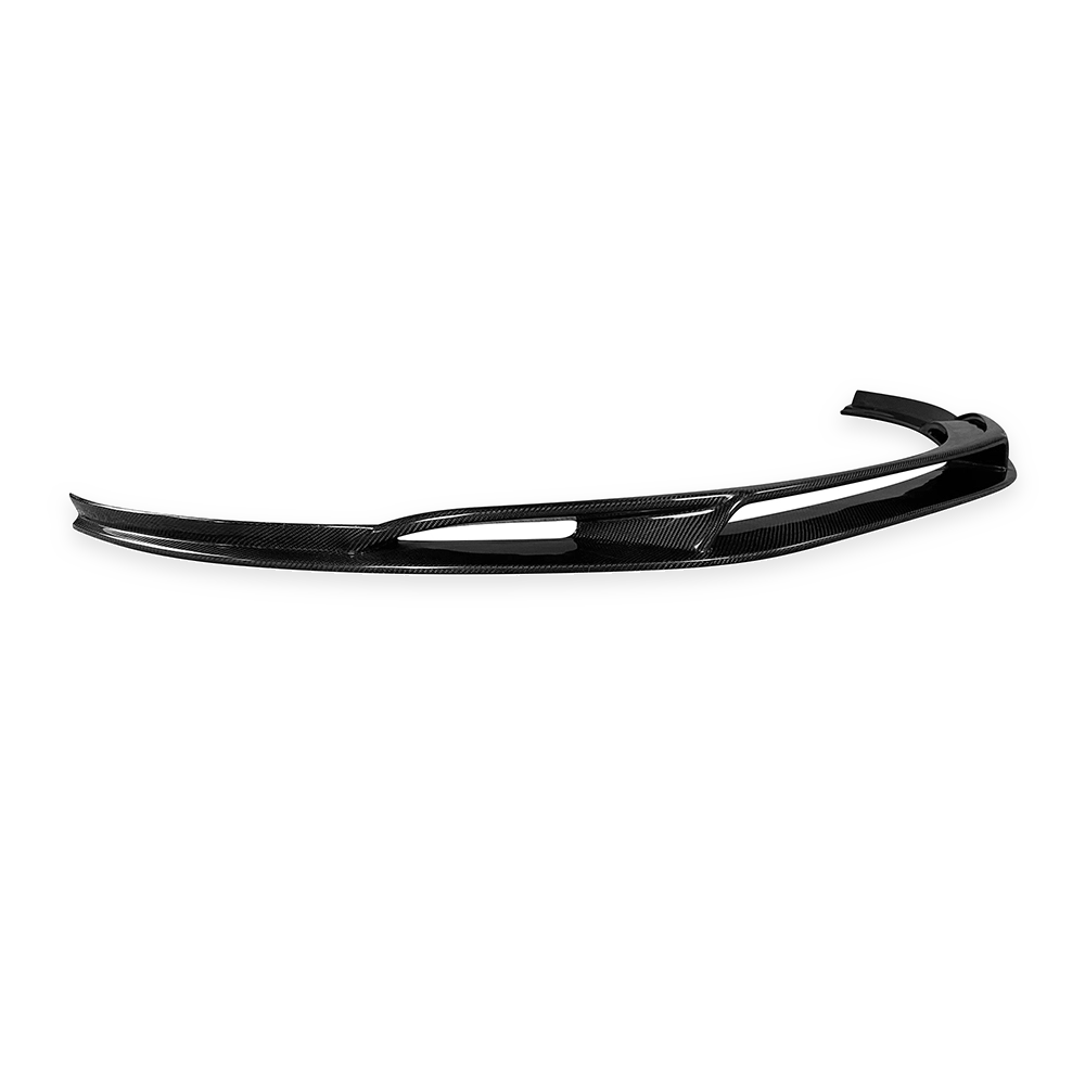 Carbon Fiber Front Lip V1 - Audi R8 Gen 1 (2007-2015) — original carbon weave, background-only cleanup 1