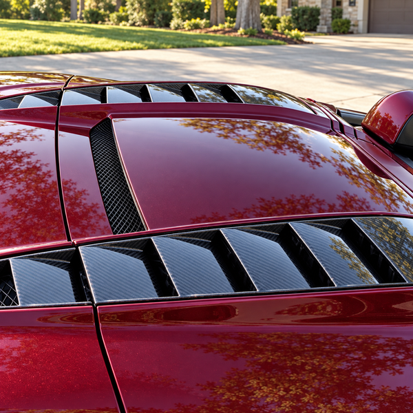 Carbon Fiber Rear Engine Vents - Audi R8 Gen 1 Spyder V10 (2010-2015) — edited rendering 5