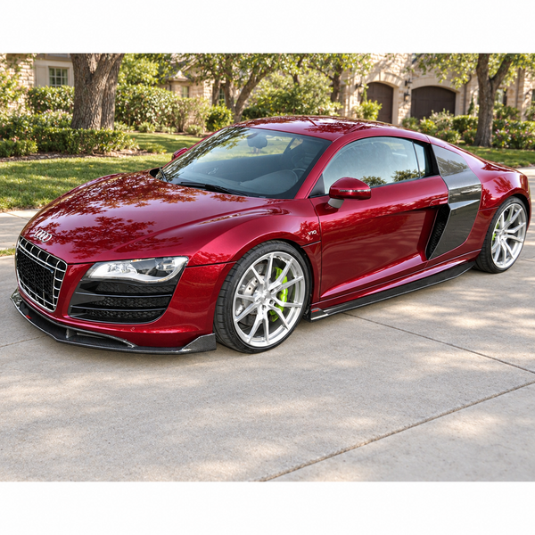 Carbon Fiber Side Skirts V2 - Audi R8 Gen 1 (2007-2015) — edited rendering 8