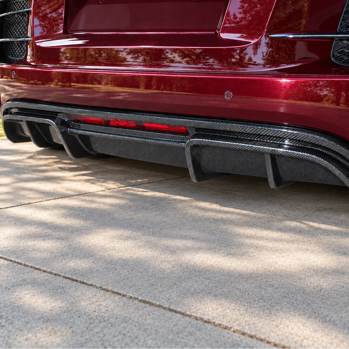 Carbon Fiber Rear Diffuser V2 - Audi R8 Gen 1 (2007-2015) — edited rendering 2